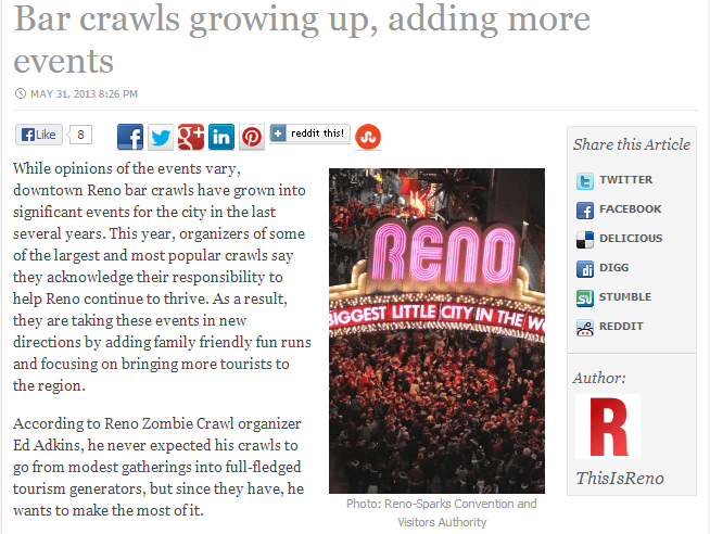 Bar crawls growing up, adding more events