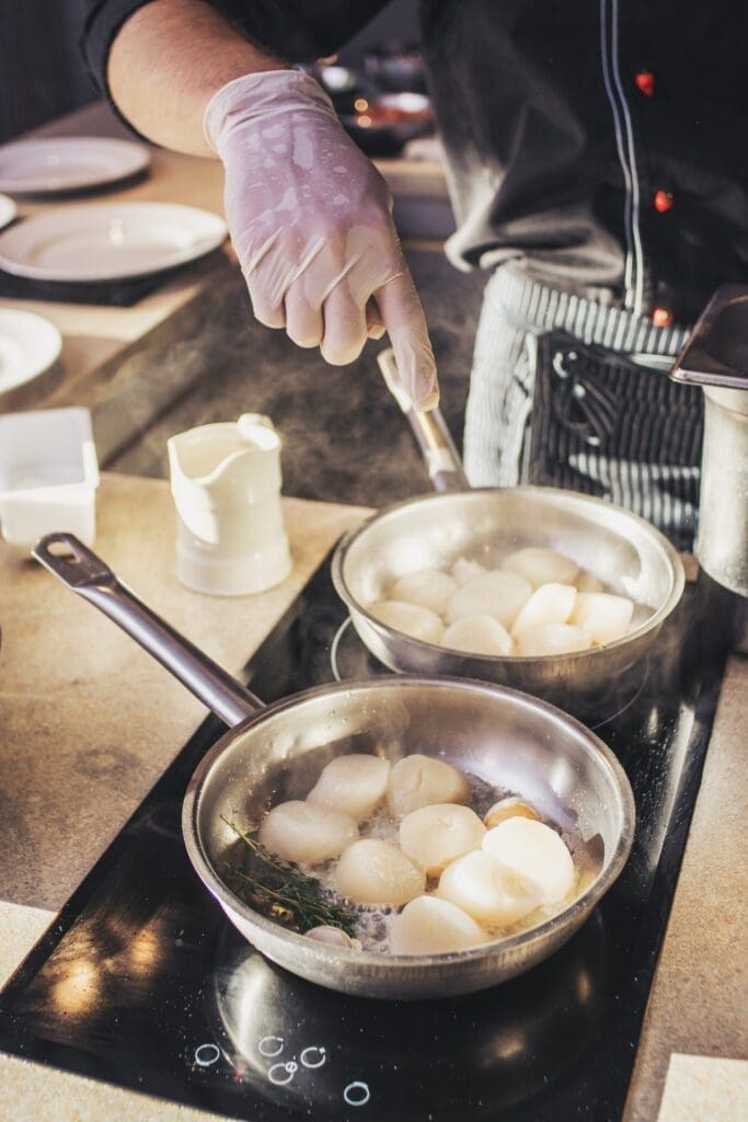 Reno seafood scallops prepared with quality ingredients and rich flavor